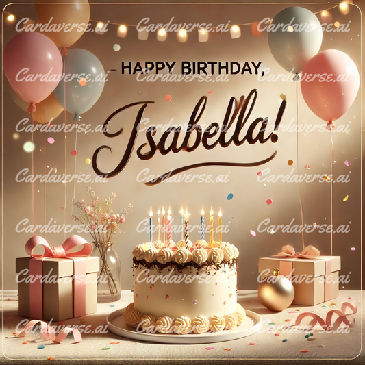 Birthday for Isabella
