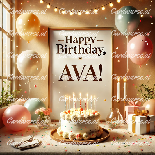 Birthday for Ava