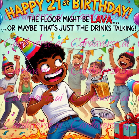 The Floor is Lava 21st Birthday