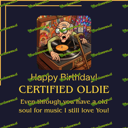 Happy birthday certified oldies