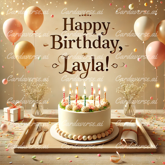 Birthday for Layla