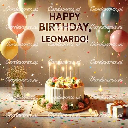 Birthday for Leonardo