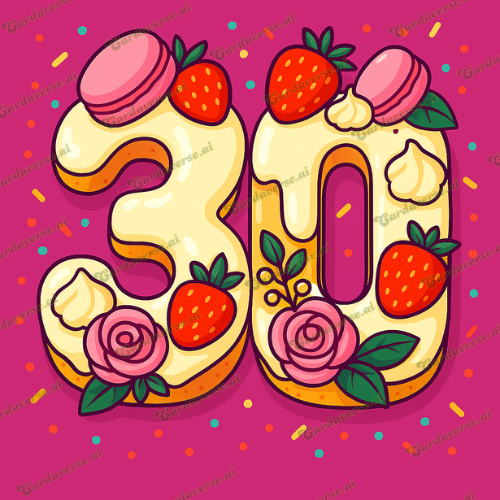 30th Cake Birthday