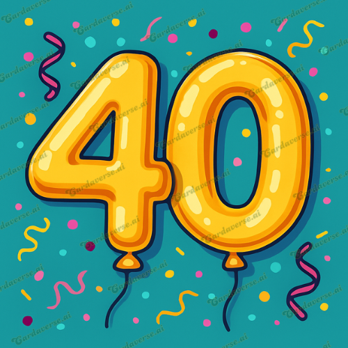 40th Balloon Birthday