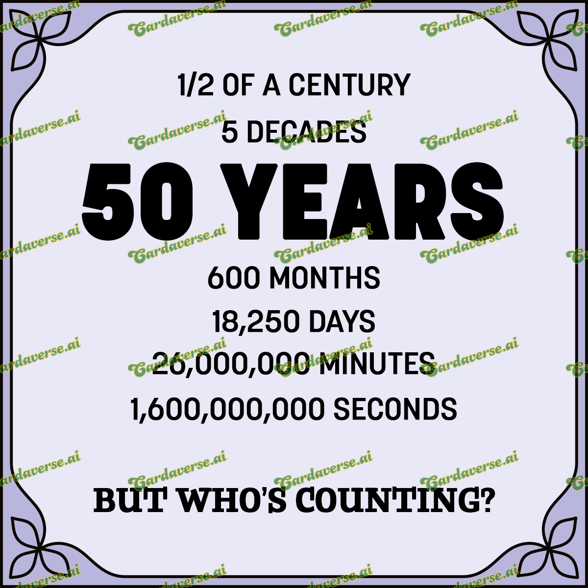 50 Years Birthday