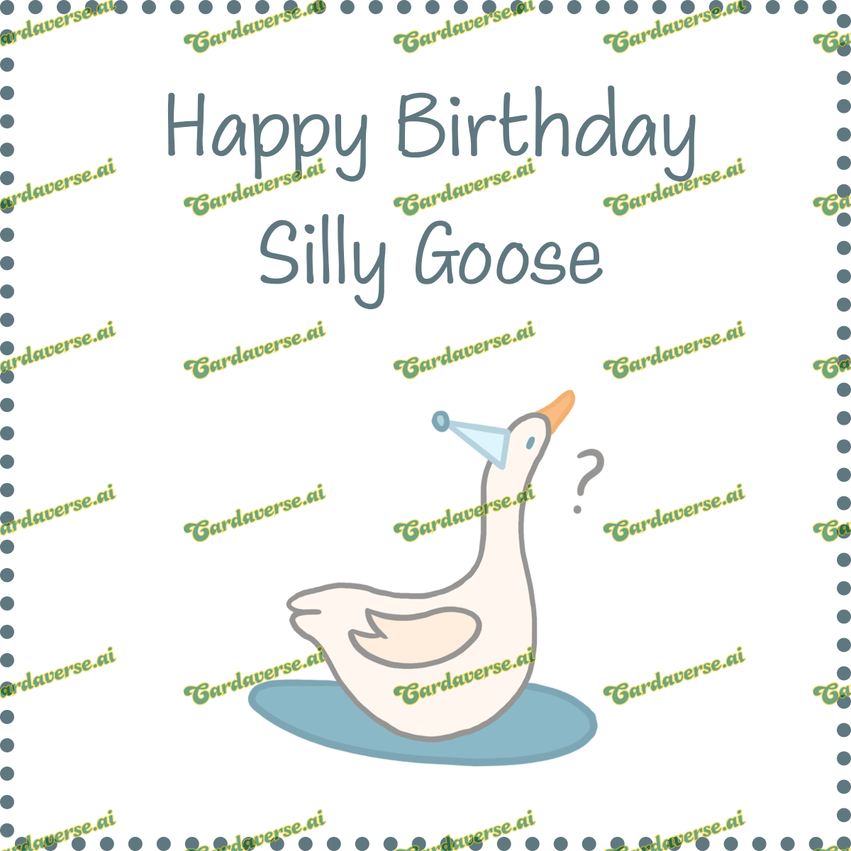 Silly Goose Birthday