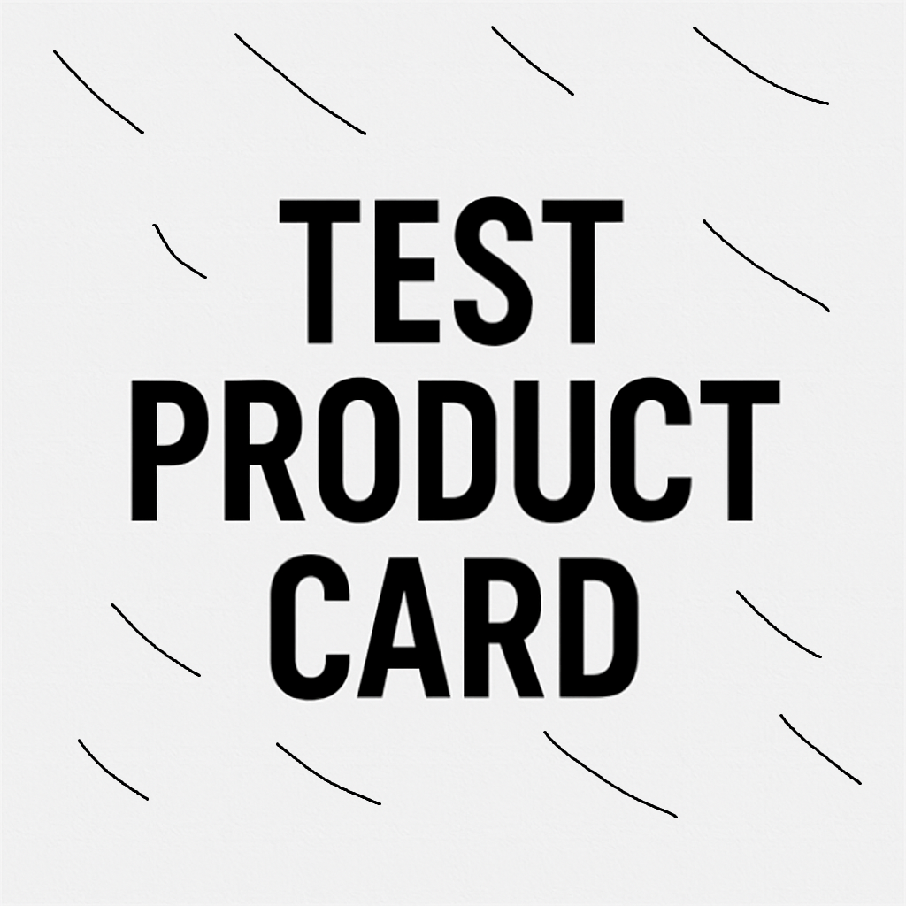 TEST PRODUCT CARD