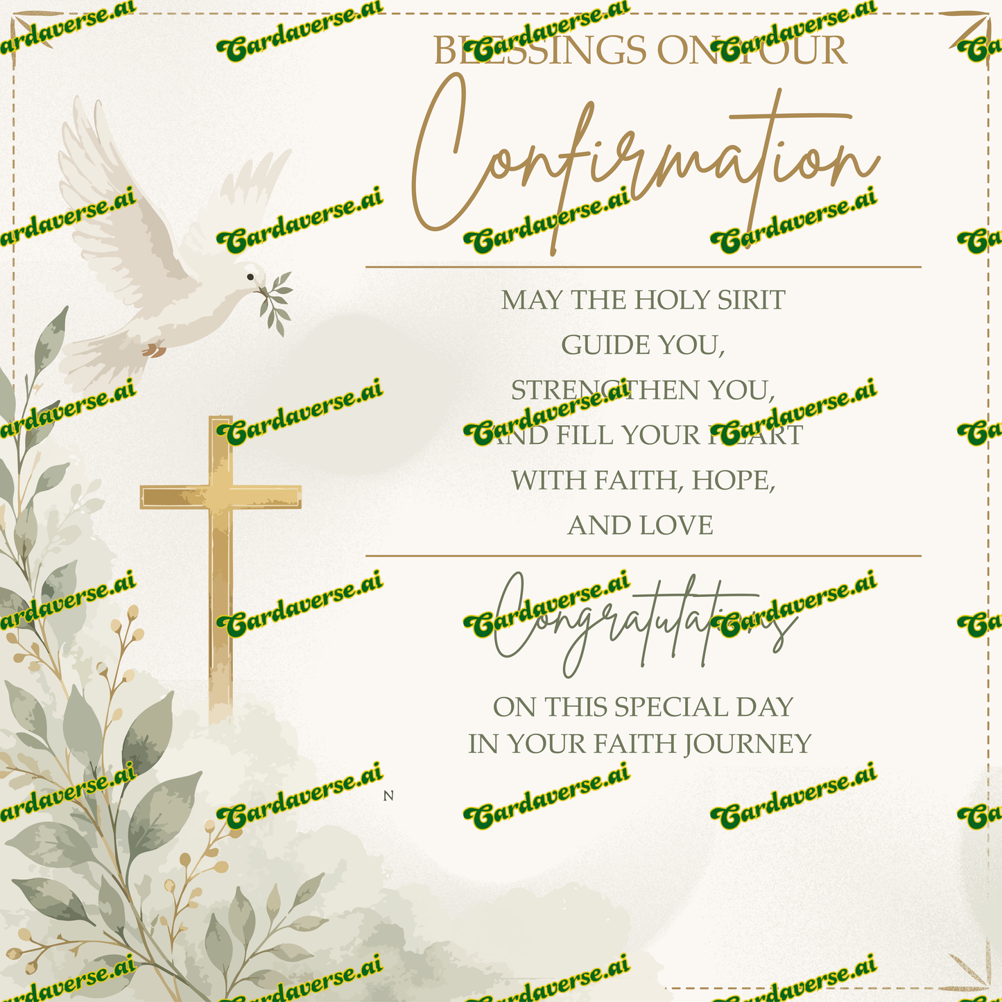Blessings on your confirmation