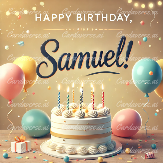 Birthday for Samuel