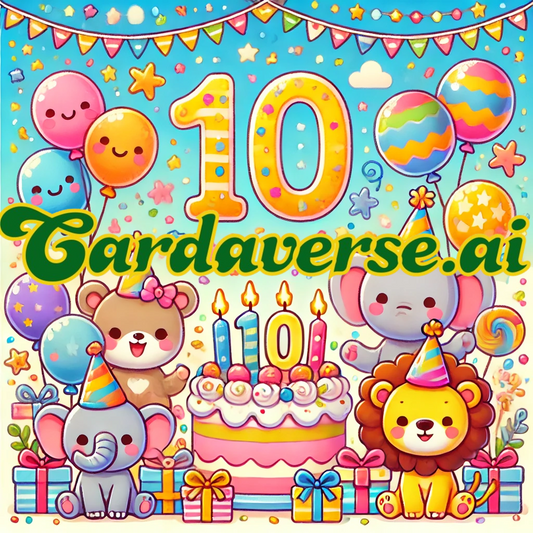 10th Birthday Card