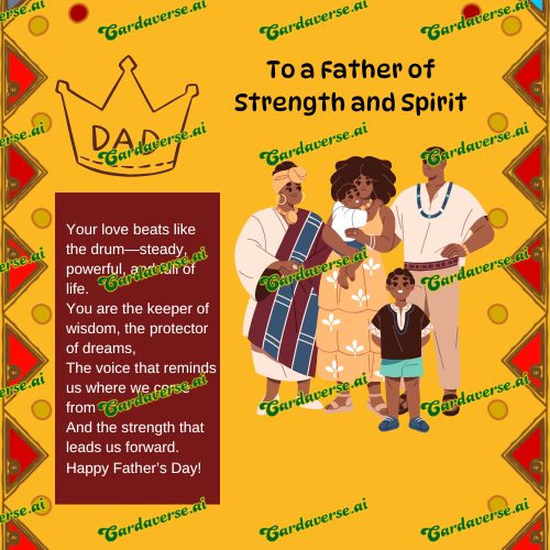 Happy Father's day African style