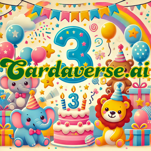 3rd Birthday Card