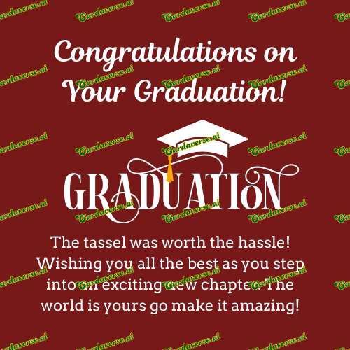 First Graduaton 1st generation