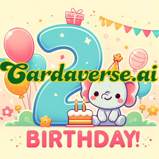 2nd Birthday Card