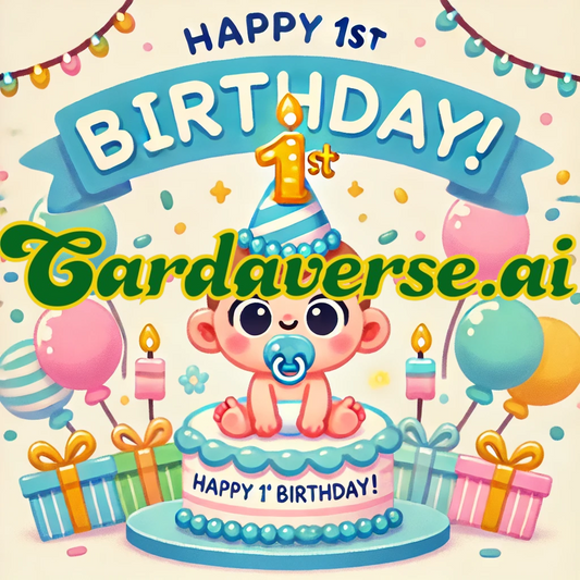 1st Birthday Card