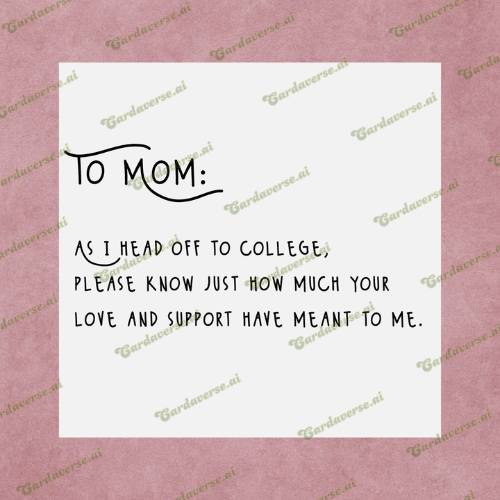 To Mom