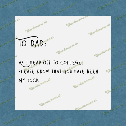 To Dad
