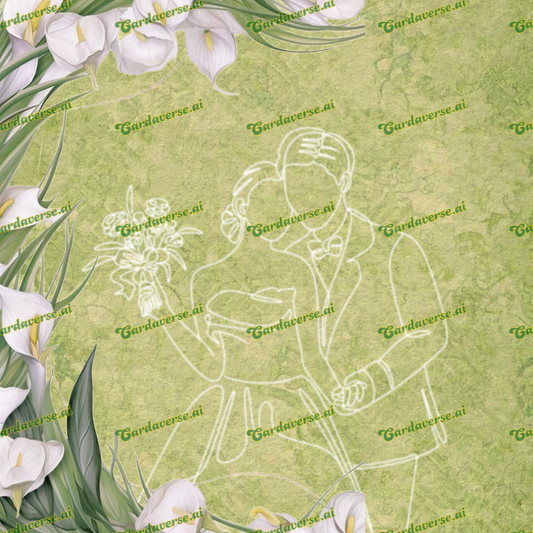 Floral Wedding Card 1