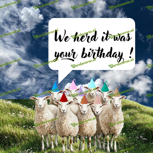 We Herd Its Your Birthday