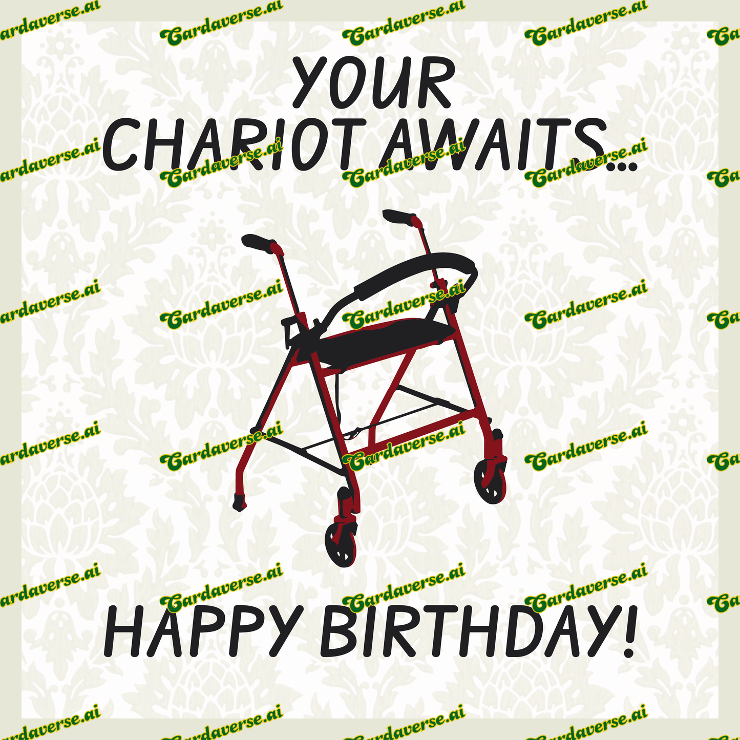 Your chariot awaits... Happy Birthday