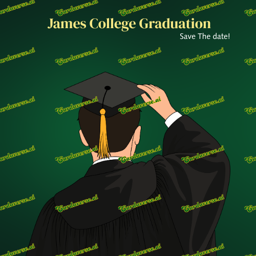 James Graduation Card
